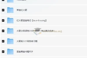 红火箭分级阅读系列（含书、音视频、练习册、点读包）