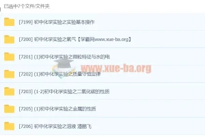 初中化学化学实验专题课程