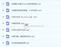 高中化学实验视频大全