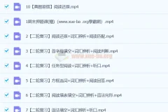 毕春燕初三中考英语A+班课程