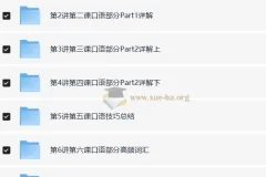 褚连一KET口语突破课程——10讲轻松搞定KET口语25分
