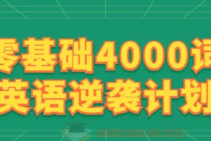 刘一男零基础4000词英语逆袭计划