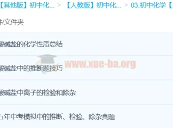 初中化学难点突破：酸、碱、盐