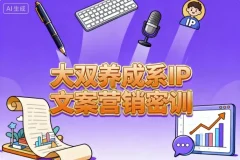 大双养成系IP文案营销密训：从0到1掌握变现文案系统