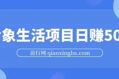 粉象生活项目：实现日赚500的秘诀