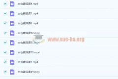 零基础到高级：人物头像绘画排线美术视频课程52讲