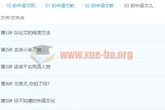 赵成程初中语文九年级课程
