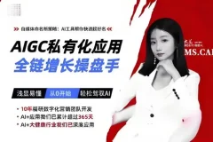 AIGC私有化应用全链增长操盘手：轻松驾驭AI实现增长