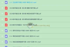 一生儿2024高考生物最后6课