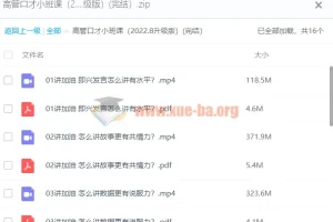 高管口才小班课（2022.8升级版）