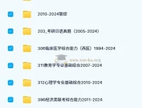 1980 – 2024各专业大学考研历年真题合集