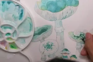 《小可鲁贝洛斯水彩第14期课：水彩绘画从零到精通14节技巧课程》