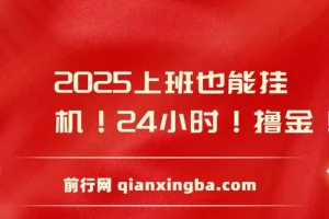 广告掘金零撸小项目：上班也能挂机撸金