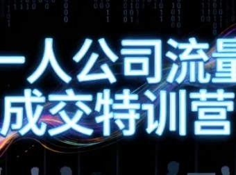 郭拽拽一人公司流量成交特训营