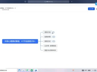 抖音心理测试赛道：6个作品涨粉2W实操指南