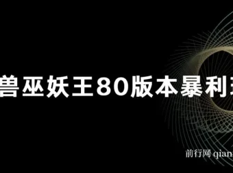 《魔兽世界：巫妖王之怒》80 版本暴利打金玩法，单机日入 500+，收益稳定操作简单