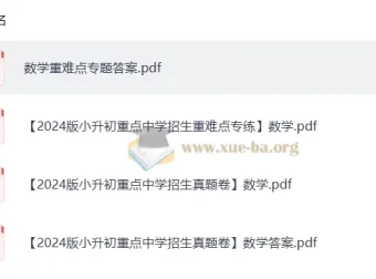 小学数学小升初真题卷与重难点练习卷