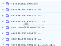 赵晶高中高一化学一轮暑假班与秋季班课程