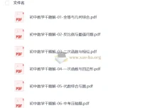 《初中数学千题解》全套