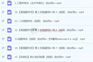 徐丝雨初三数学2023寒假A+班