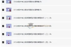 全品学堂中考数学一轮二轮三轮复习课程