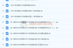 佳一数学《100个考点搞定小升初》1 – 15讲资料