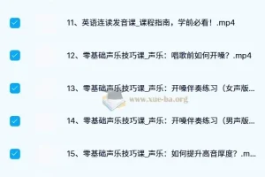 【SF老师 梗妹英文】五合一英文歌学发音课程