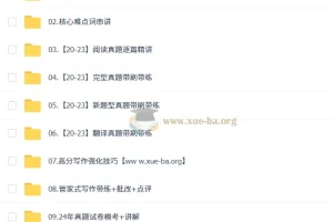韦林英语大学考研英语冲刺押题班