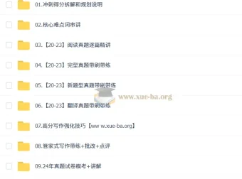 韦林英语大学考研英语冲刺押题班