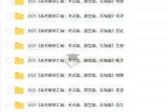2025版《高考解密汇编：考点篇、题型篇、压轴篇》（全科）