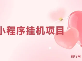 最新小程序挂机项目：每天一小时，轻松躺赚