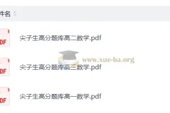 高中数学尖子生高分题库