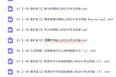 2024 – 2025高三高考历史暑假班（朱灵慧）