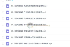 林萧高二地理2026二轮寒假班课程