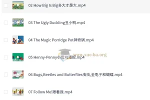 英语故事有声绘本（视频）