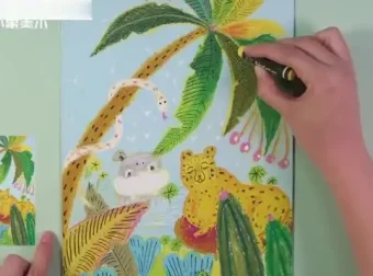 儿童美术启蒙96课：创意绘画与艺术探索