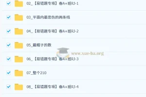 2026初一春上初中数学数理思维自主学习课程（RJ·A+二期）-李爽