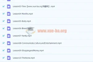 憨爸巫老师剑桥英语KET单词课20讲