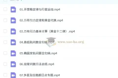 2025高一物理全年课程：夏梦迪一轮二轮全规划
