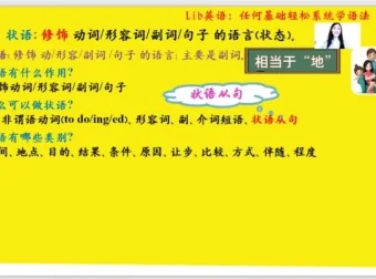 英语语法重构课：50讲攻克从句与虚拟语气，附剑桥真题库