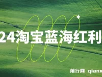 2024淘宝蓝海红利项目：无脑搬运，小白轻松月入五位数