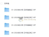 2026初中级审计课程资料
