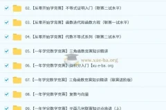 作业帮数学竞赛（小蓝本）课程：小初适用，含视频与PDF资料