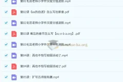 毛芸老师小学作文提分班进阶课程（大师班·完结）