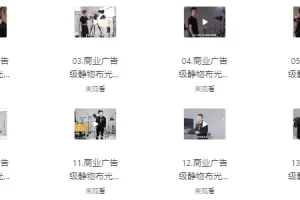 商业广告级摄影静物布光教程