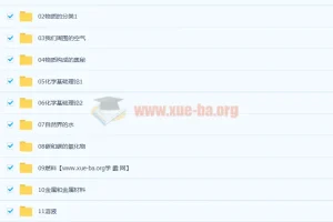 逗你学人教版初中化学大小考冲刺课程