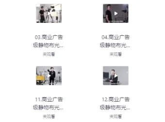 商业广告级摄影静物布光教程