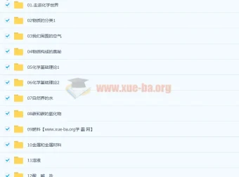 逗你学人教版初中化学大小考冲刺课程