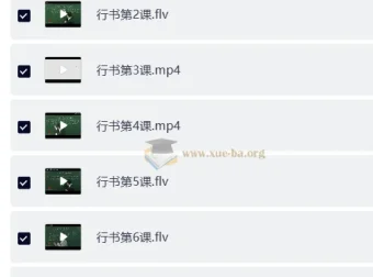 戴鸿涛钢笔字视频教程：正楷20讲+行楷14讲