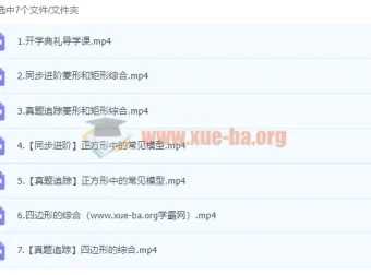 雷昭颜初三数学秋季课程（北师大版）